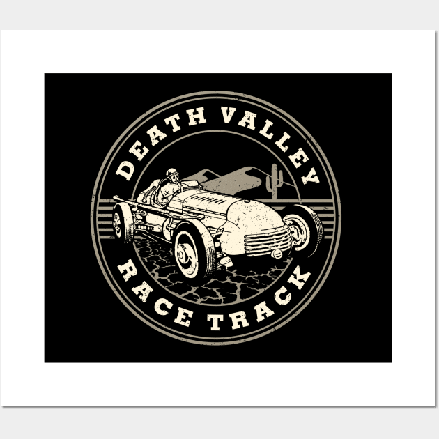 Vintage Death Valley Race Track by © Buck Tee Originals Wall Art by Buck Tee